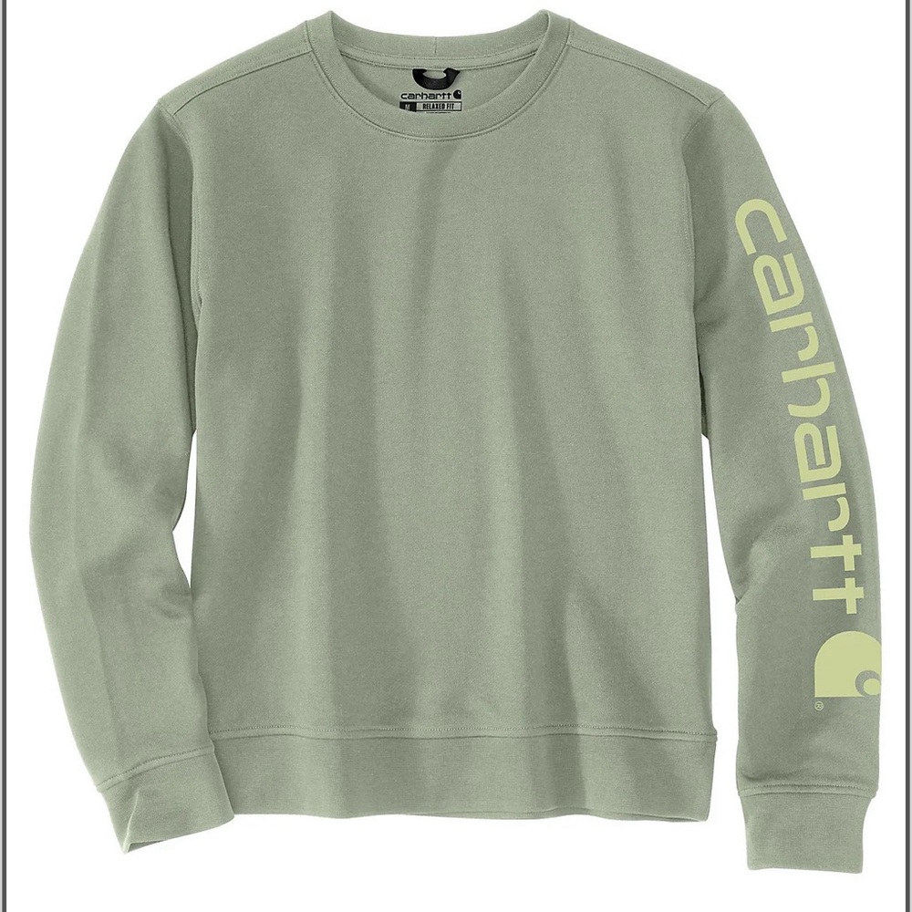Carhartt Women’s *DISCONTINUED* Olive Crewneck Sweater